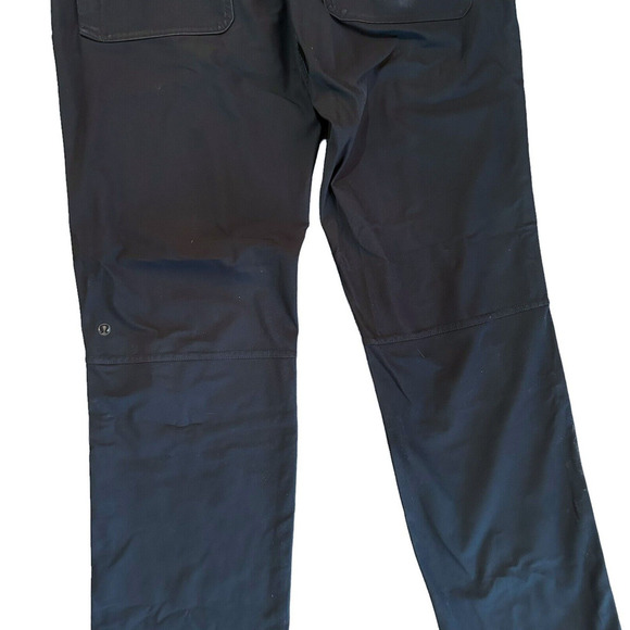 Lululemon Pants Size 34 Men's Black Stretch Fit Work‎ Career Pockets - Picture 7 of 10